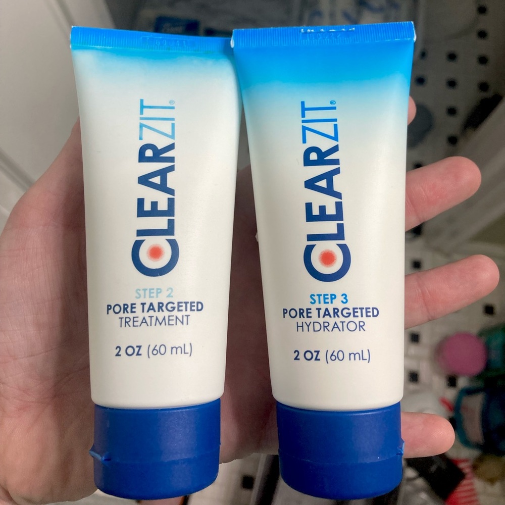 NEW SEALED Clear Zit Step 2 & Step 3 Acne Treatment Cream/Lotion